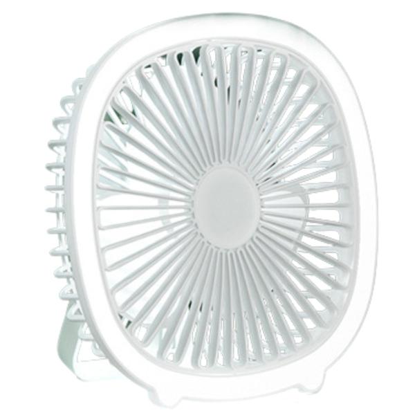 Imagem de Ventilador de Mesa 3 Velocidades com Luminária Ring Light Acompanha Cabo tipo C