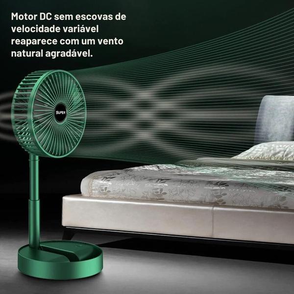 Imagem de Ventilador de mesa 3 velocidades silencioso ar refrescante e prático