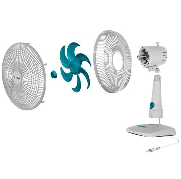 Imagem de Ventilador de Mesa 30cm 6 Pás 3 Velocidades Mondial Ultra V306P  Ultra 110V