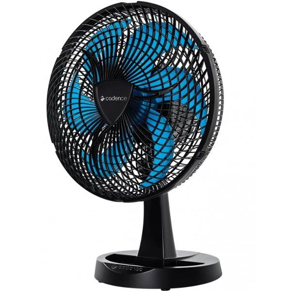 Imagem de Ventilador De Mesa 30cm Cadence 50W 3 Velocidades Preto Azul