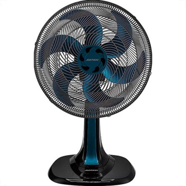 Imagem de Ventilador De Mesa 30Cm Preto/Azul 220V Turbo Vent