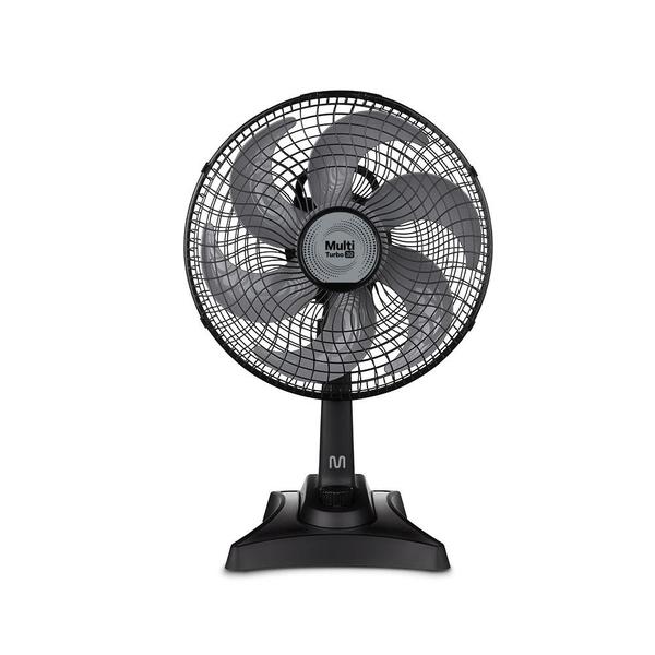 Imagem de Ventilador de Mesa 30cm Turbo Six 127V 50W Preto Multi - VL303