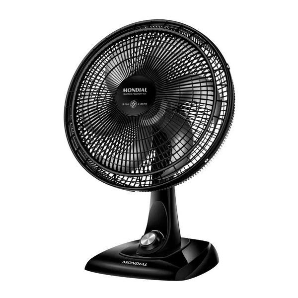 Ventilador de Mesa 40Cm 6 Pás Preto Mondial VSP40 127V Ventilador de Mesa 40Cm 6 Pás Preto Mondial VSP40 127V