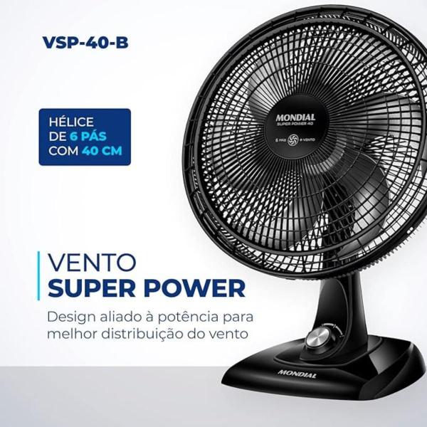 Imagem de Ventilador De Mesa 40Cm 6 Pás Silecioso 140W Mondial 2 Peças