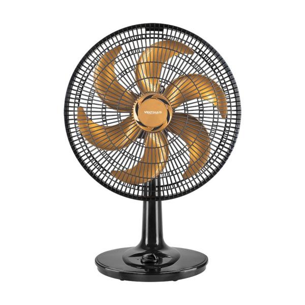 Imagem de Ventilador de Mesa 40cm Ventimais 6p 80w Preto/Bronze 220V