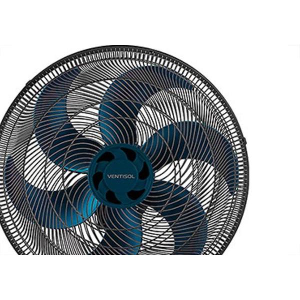 Imagem de Ventilador De Mesa 50Cm Preto/Azul 127V Turbo Vent