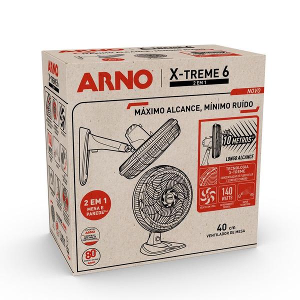 Imagem de Ventilador de Mesa Arno 6 Pás X-TREME 6 VE60 - 40cm 127V