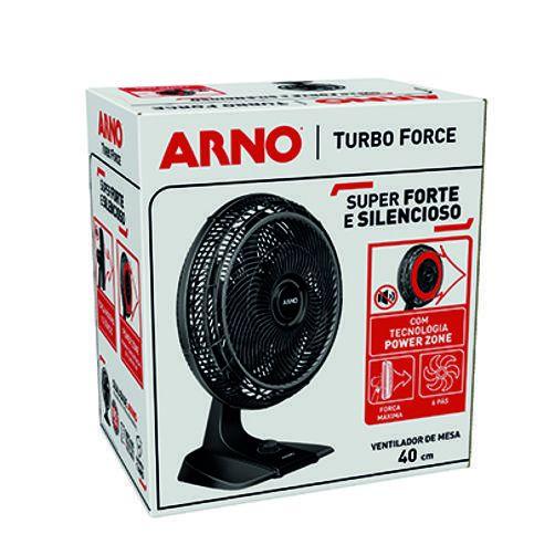 Imagem de Ventilador De Mesa Arno Turbo Force 110V 40Cm Preto