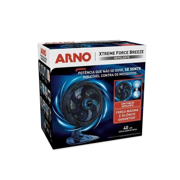 Imagem de Ventilador De Mesa Arno Xtreme Breeze Repelente 40cm VB55 220V