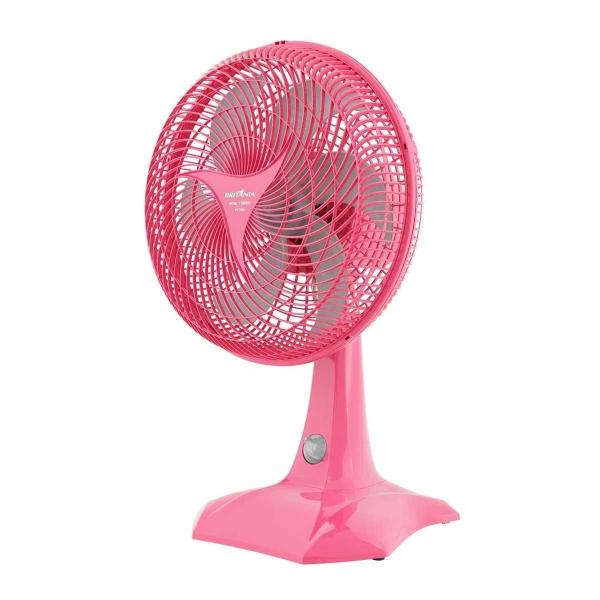 Ventilador de Mesa Britânia 30cm 6 Pás 60W BVT304 Rosa 220V Imagem de Ventilador de Mesa Britânia 30cm 6 Pás 60W BVT304 Rosa 220V