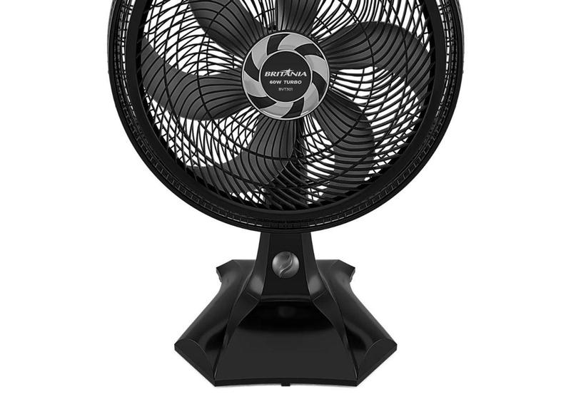 Imagem de Ventilador de Mesa Britânia BVT301 30cm 6 Pás 3 Velocidades Preto