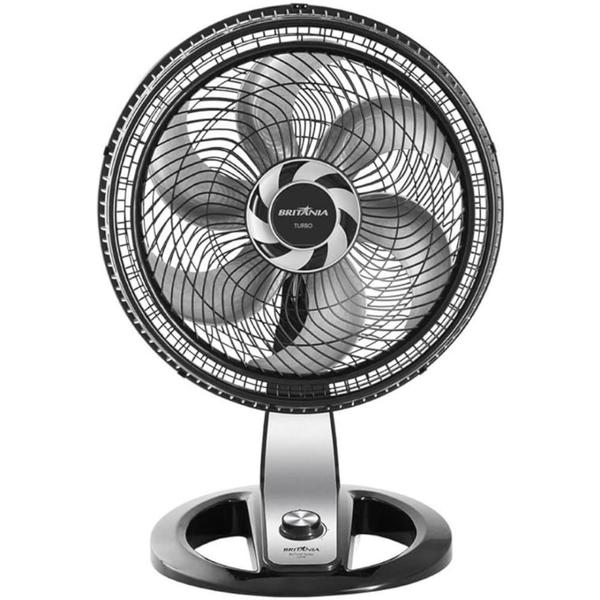 Ventilador De Mesa Britânia Turbo Bvt410 Preto 6 Pás 47Cm - Britania Imagem de Ventilador De Mesa Britânia Turbo Bvt410 Preto 6 Pás 47Cm
