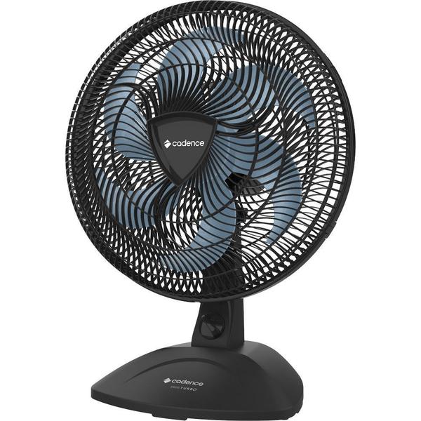 Ventilador de Mesa Cadence 6 Pás 40cm Eros Turbo VTR409 126W Imagem de Ventilador de Mesa Cadence 6 Pás 40cm Eros Turbo VTR409 126W
