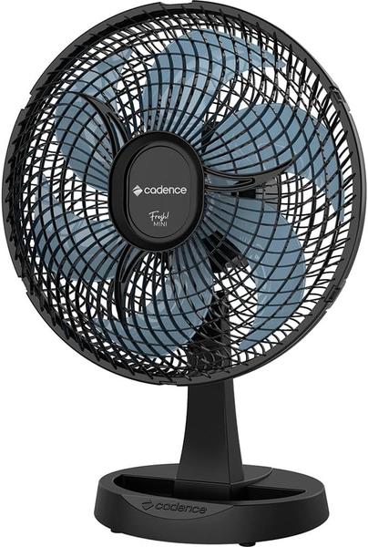 Imagem de Ventilador de Mesa Cadence Fresh Mini VTR310 30 cm 6 Pás Preto Azul 110V