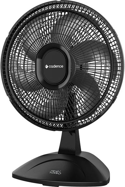 Imagem de Ventilador de Mesa Cadence VTR410 Refresh Turbo Pro 6 Pás 3 Velocidades Preto 127V