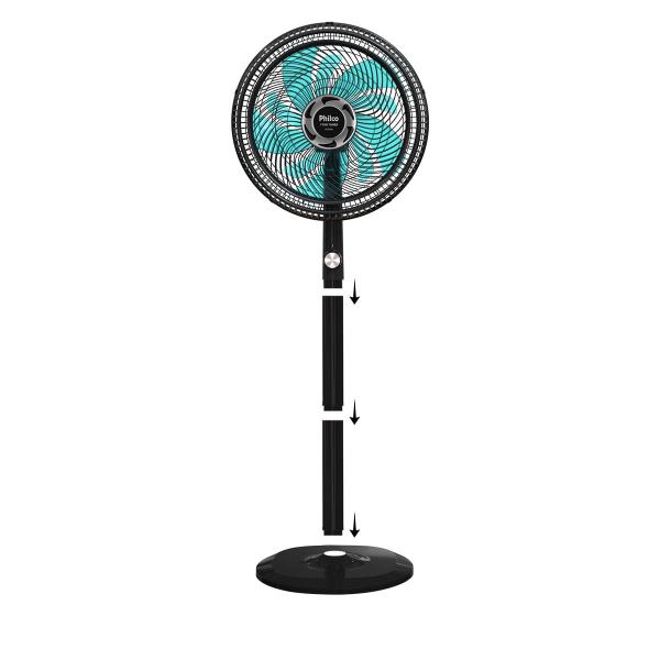 Imagem de Ventilador de Mesa/Coluna Philco 40cm PVT466 Maxx Force Preto 220v