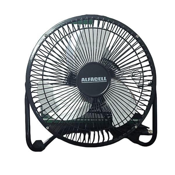 Imagem de Ventilador de Mesa com Entrada USB Grande Silencioso Mesa Notebook - 23cm - Alfacell