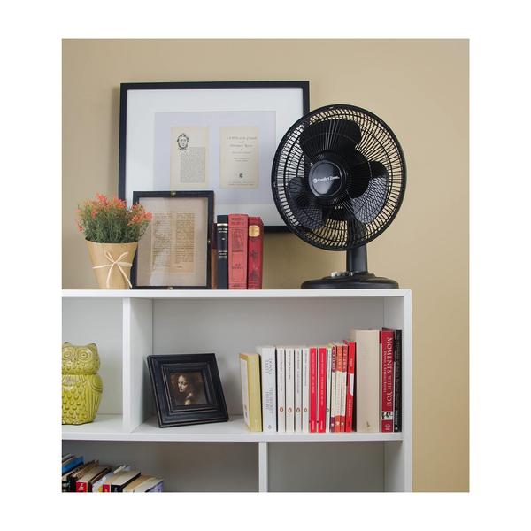 Imagem de Ventilador de mesa Comfort Zone CZ121BK 30cm de 3 velocidades oscilante