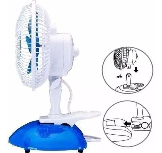 Imagem de Ventilador De Mesa De Base Ou Clip 220v - Ventisol Mini 20