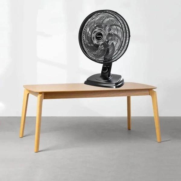 Imagem de Ventilador de Mesa e Parede Egeo Preto Grafite 40cm- Mallory