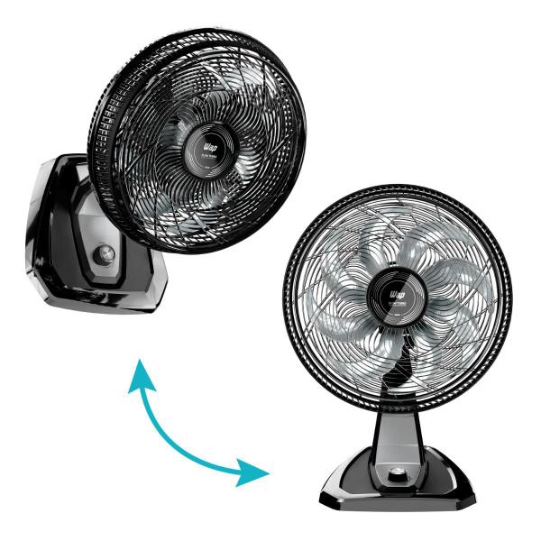 Imagem de Ventilador de Mesa e Parede Silencioso 220V 180W 8 Pás 50cm Wap Flow Turbo