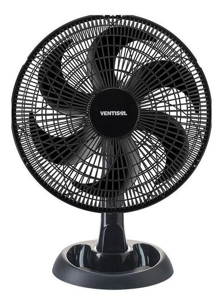 Imagem de Ventilador De Mesa Eco Turbo Ventisol 6 Pás 30cm Preto 110V