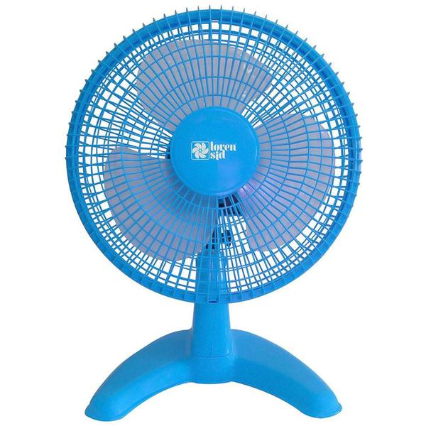 Imagem de Ventilador de Mesa Loren Sid Wind 40cm Azul Grade Plástico 127V