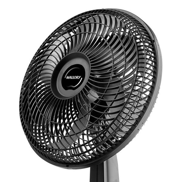 Imagem de Ventilador de Mesa Mallory 30cm Turbo Compact 6 Pás 3 Velocidades