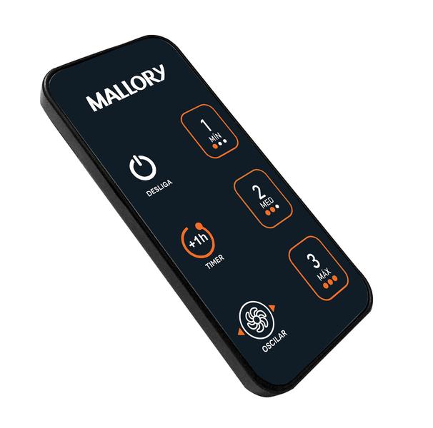 Imagem de Ventilador de Mesa Mallory Max Control - Com Controle - Laranja