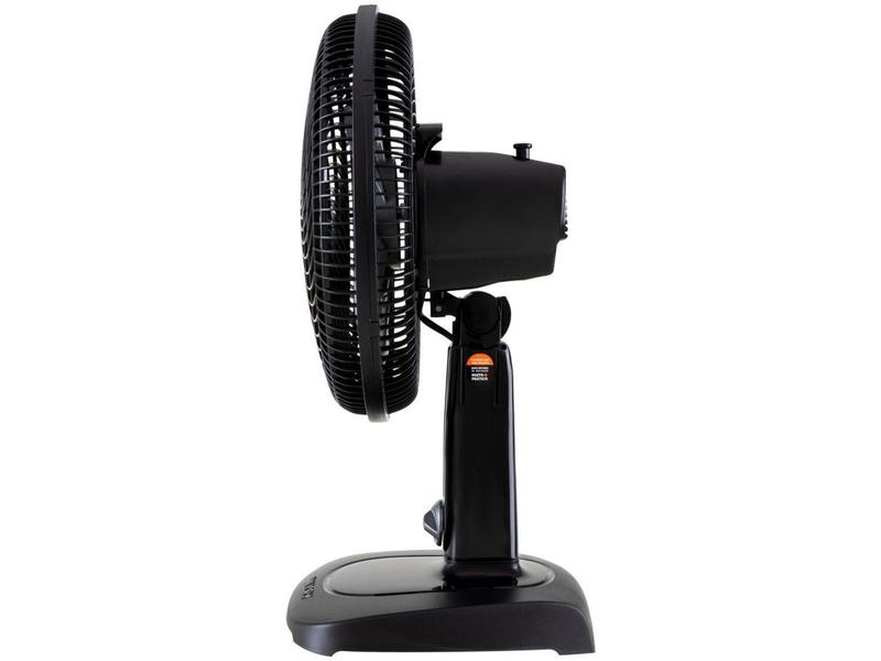 Imagem de Ventilador de Mesa Mallory Turbo Compact 30cm - 6 Pás 3 Velocidades Preto e Cinza