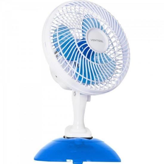 Imagem de Ventilador De Mesa Mini Ventisol 127V Azul/Branco