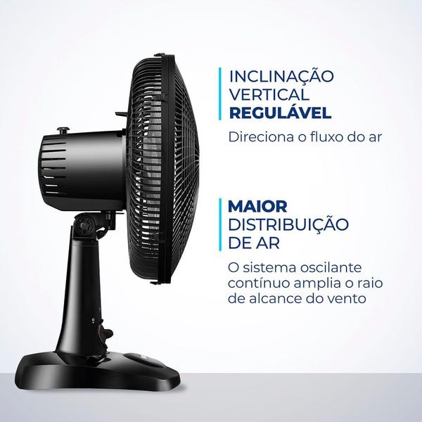 Imagem de Ventilador de Mesa Mondial 40cm Preto VSP-40-B  220 Volts