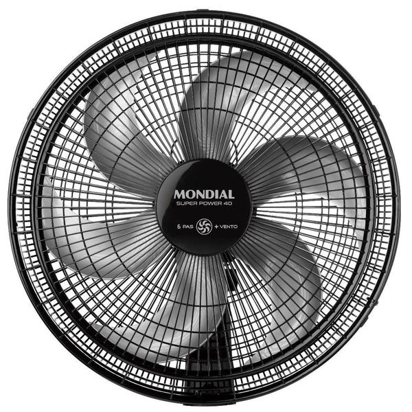 Imagem de Ventilador de Mesa Mondial 6 Pás 40cm Super Power VSP-40B 140W