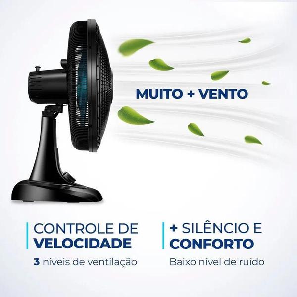 Imagem de  Ventilador de Mesa Mondial 6 pás VSP-40-AP 127v