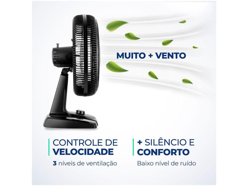 Imagem de Ventilador de Mesa Mondial Turbo VT-40-NB - 40cm 3 Velocidades