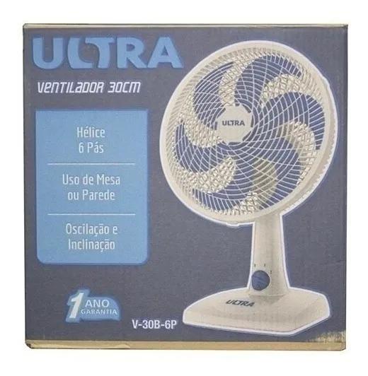 Imagem de Ventilador de mesa Mondial V-30-6P branco com 6 pás 110/127V