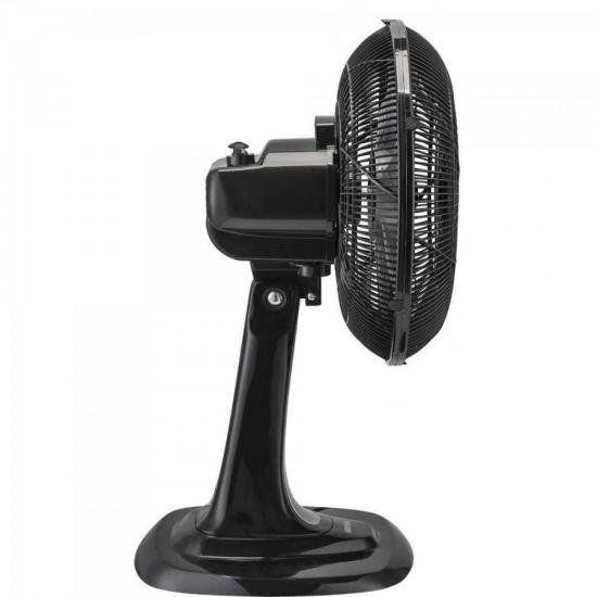 Imagem de Ventilador De Mesa Oscilante 30Cm Com 6 Pás Turbo Preto