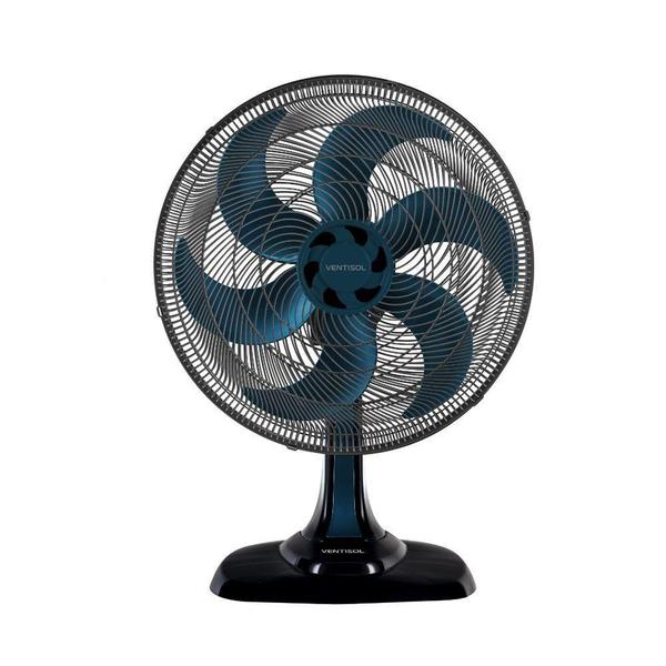 Imagem de Ventilador De Mesa Oscilante Turbo 50cm 6 Pás Azul Ventisol