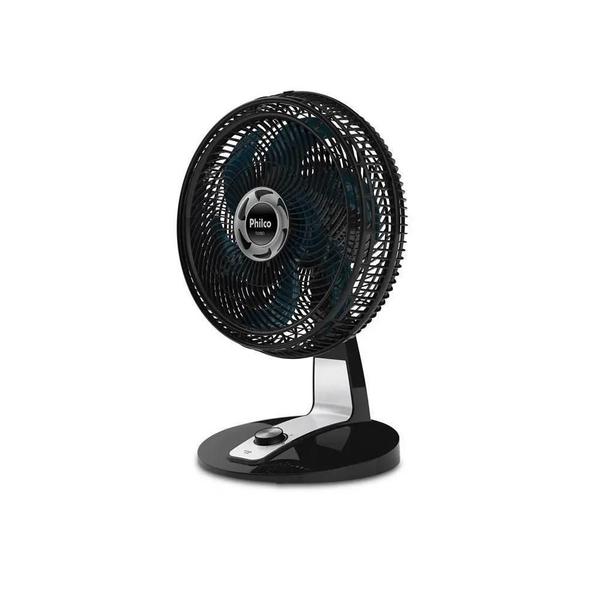 Ventilador de Mesa Philco PVT400 Turbo 155W Preto - 127V Imagem de Ventilador de Mesa Philco PVT400 Turbo 155W Preto - 127V
