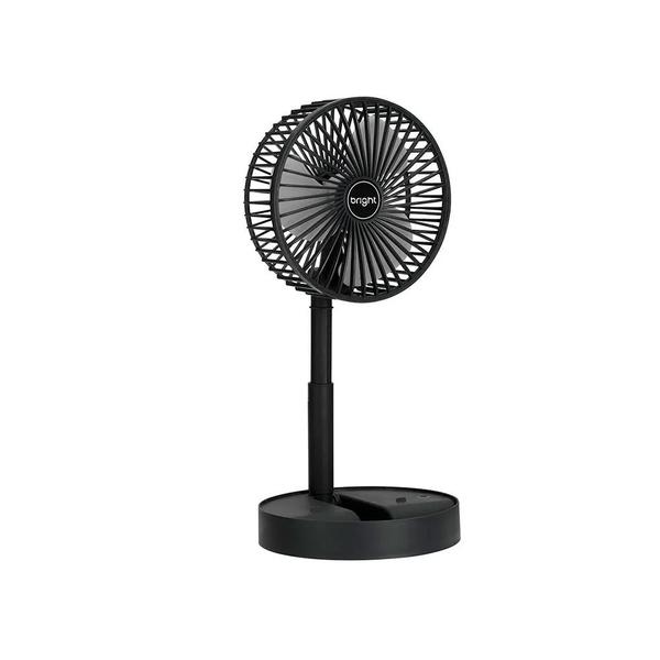 Imagem de Ventilador de Mesa Portátil Bright Recarregável, 3 Velocidades, Micro USB - VN003