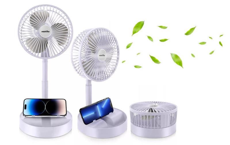 Ventilador De Mesa Portátil Dobrável Silencioso Recarregável - Logospan Ventilador De Mesa Portátil Dobrável Silencioso Recarregável - Logospan