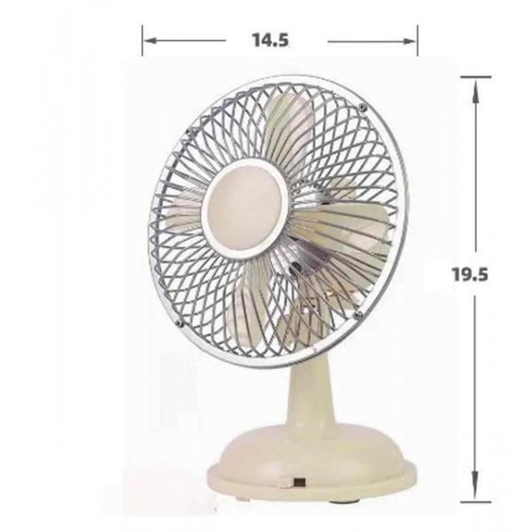 Imagem de Ventilador de Mesa Portatil USB Rotativo Lelong LE-796