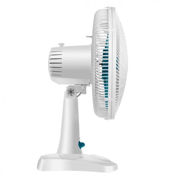 Imagem de Ventilador De Mesa Ultra V-30-6p 30cm 6 Pás 3 Velocidades 50w Branco Com Azul 127 V