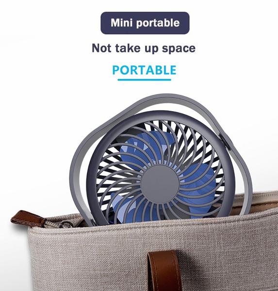 Imagem de Ventilador de mesa USB Wokex Portable Desktop Table 360 Rotation