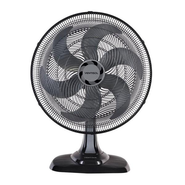 Imagem de Ventilador De Mesa Ventisol Preto 6 Pás 50cm 127V