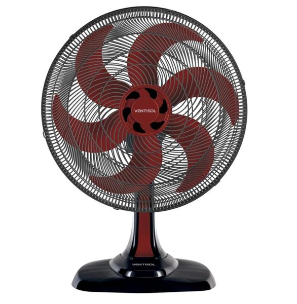 Imagem de Ventilador de Mesa Ventisol Turbo 6 50cm Vermelho 127v