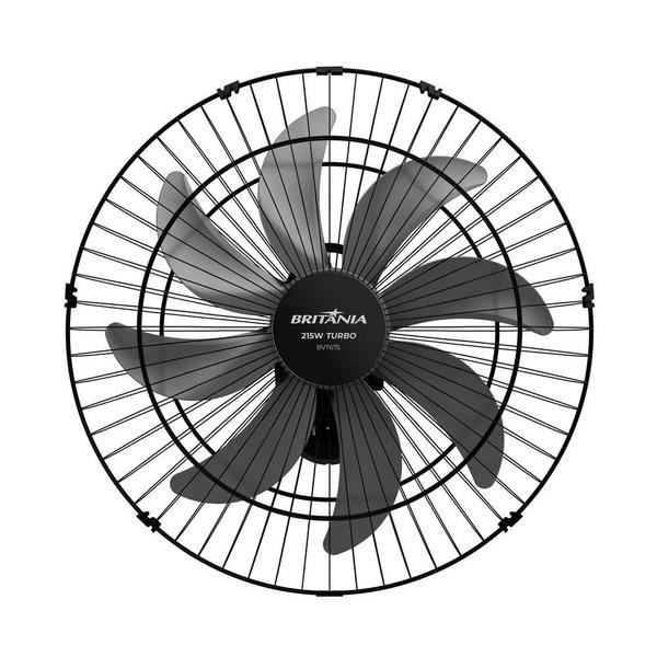 Ventilador de Parede BVT675, 220V, 51cm, Maxx Force, 215W, BRITANIA BRITANIA Imagem de Ventilador de Parede BVT675, 220V, 51cm, Maxx Force, 215W, BRITANIA BRITANIA