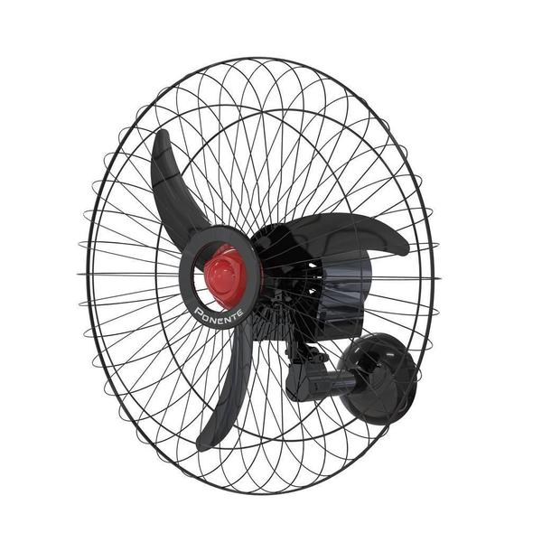 Imagem de Ventilador De Parede Oscilante Good 60Cm Aço Preto 127V