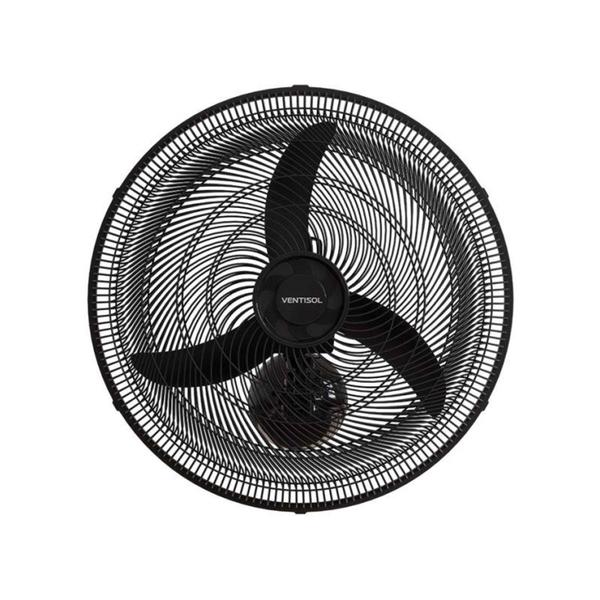 Imagem de Ventilador de Parede Preto 50cm New Plástico 130W Ventisol 220V