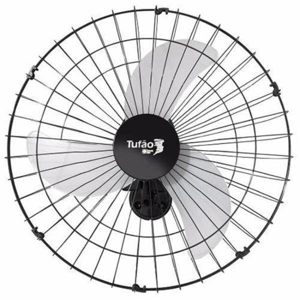 Imagem de Ventilador De Parede Tufão 60M2 Grade Aço Preto